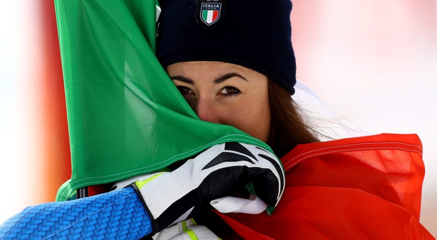 goggia, bandiera, italia, olimpiadi