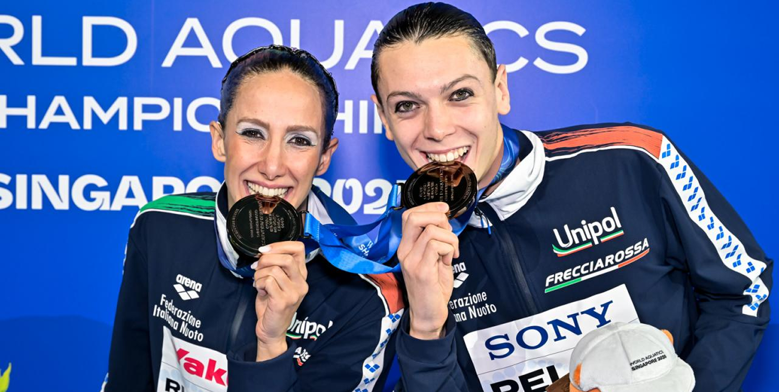 Lucrezia Ruggiero e Filippo Pelati, Luiss Top Athletes, protagonisti agli Assoluti BPER di nuoto artistico a Riccione