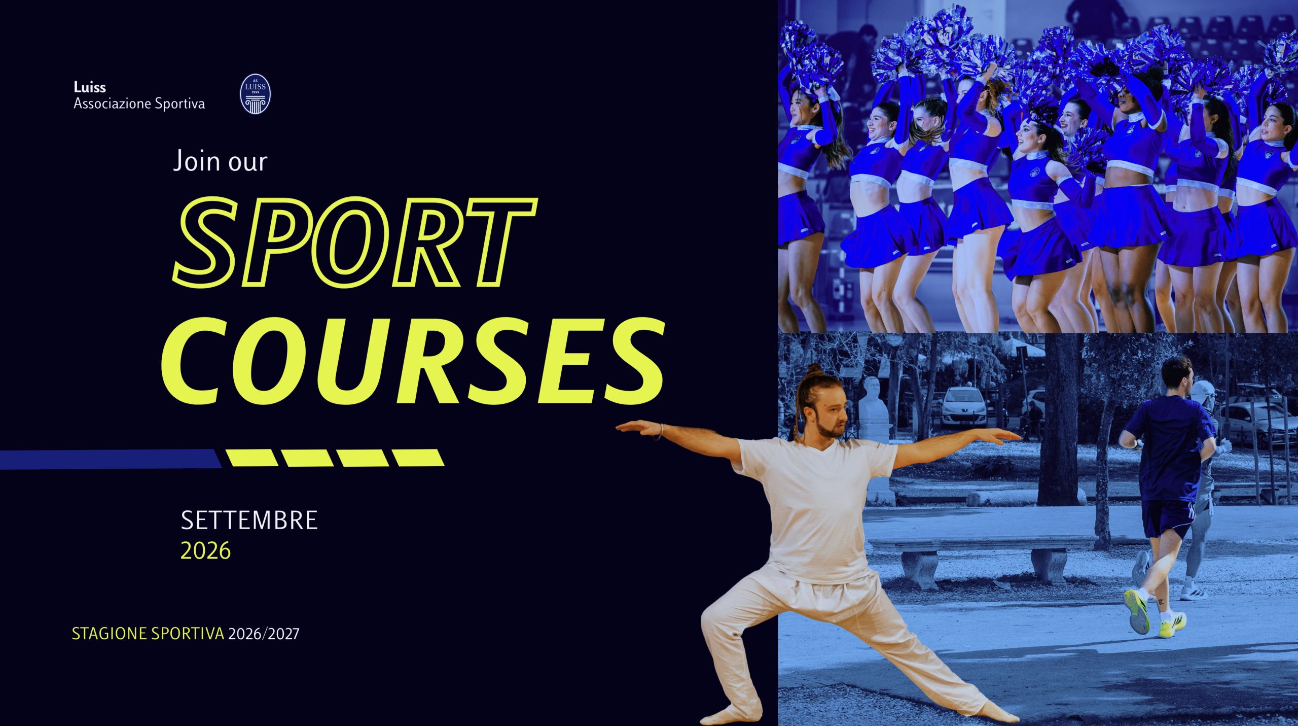 Ripartono le Scuole Sportive AS Luiss: benessere e sport per tutta la community Luiss