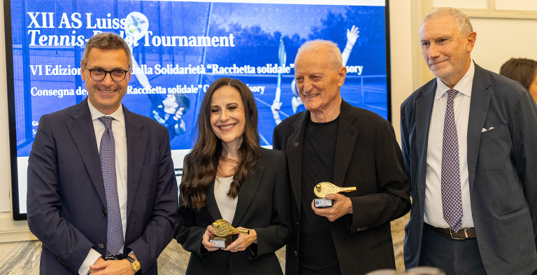 Sport, solidarietà e grandi ospiti a Villa Blanc per la premiazione della VI edizione di “Racchetta Solidale”