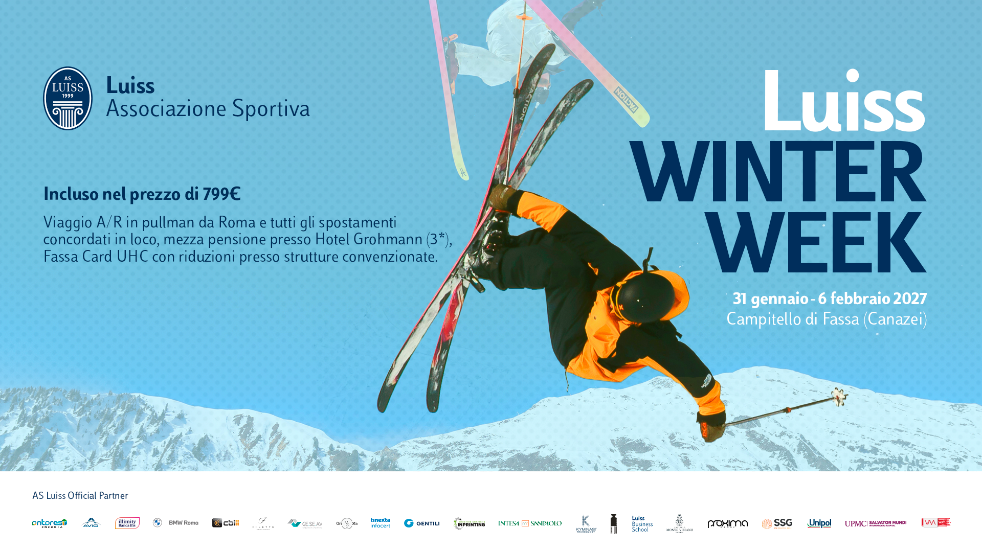 Torna l’appuntamento più atteso dell’inverno universitario: aprono ufficialmente le iscrizioni alla Luiss Winter Week 2027!